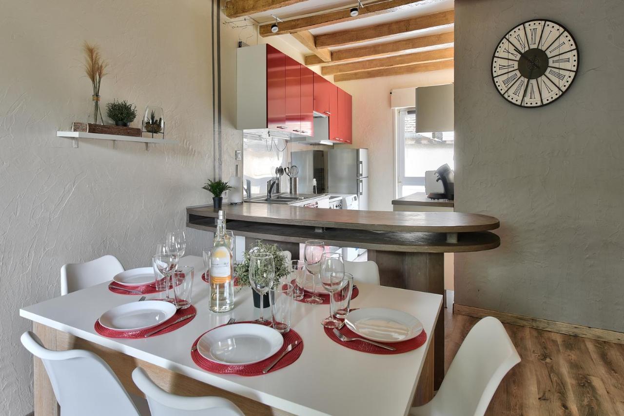 Appartement Le Cocon Chalonnais - Centre Eksteriør billede